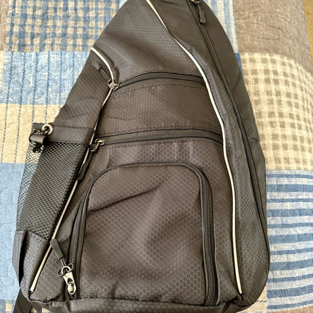 Black Sling Bag for Men